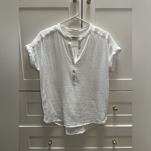 Faherty Desmond white blouse